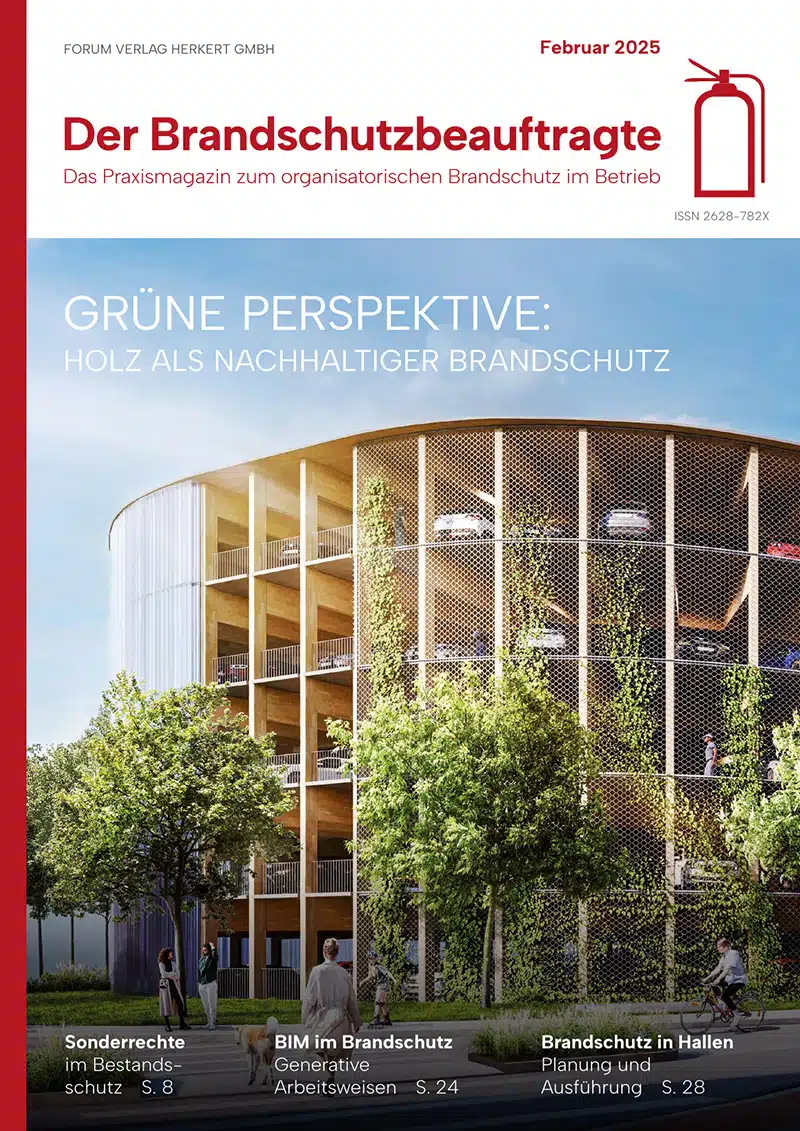 Cover Der Brandschutzbeauftragte Ausgabe Februar 2025