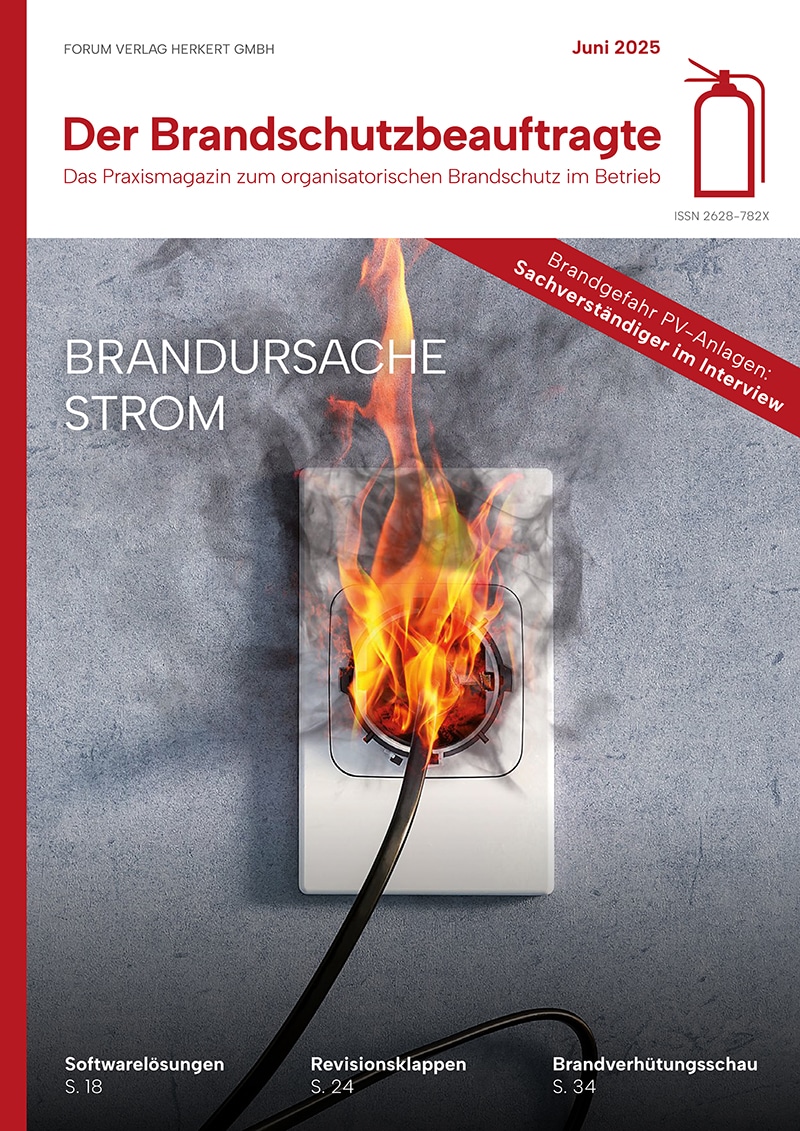 Cover Der Brandschutzbeauftragte Ausgabe Juni 2025