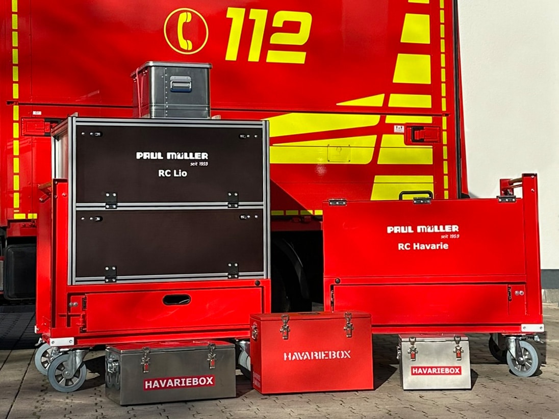 Lagerung und Bergung von Lithium-Energiespeichern